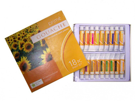 Paint Sets - Prime Art Gouache Set 18 x 12ml tubes