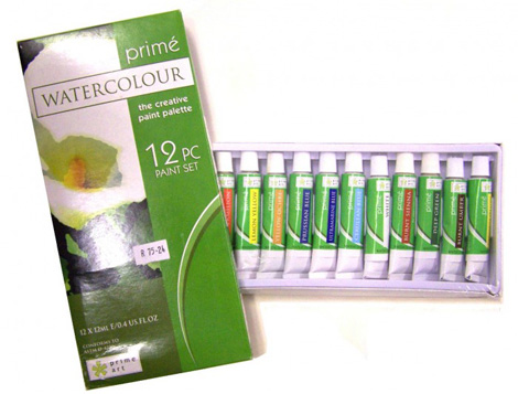 Paint Sets - Prime Watercolour Set 12x12ml tubes