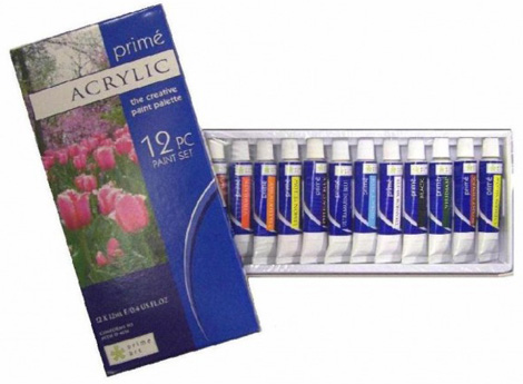 Paint sets - Prime Acrylic Set 12x12ml tubes